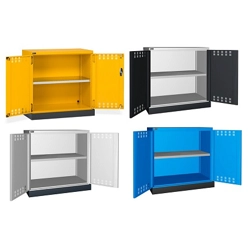 vendita online Armadio perfom con porte battenti e vasca esterna mm.1023x555x1000h (rif.1200) Armadi Metallici Fami